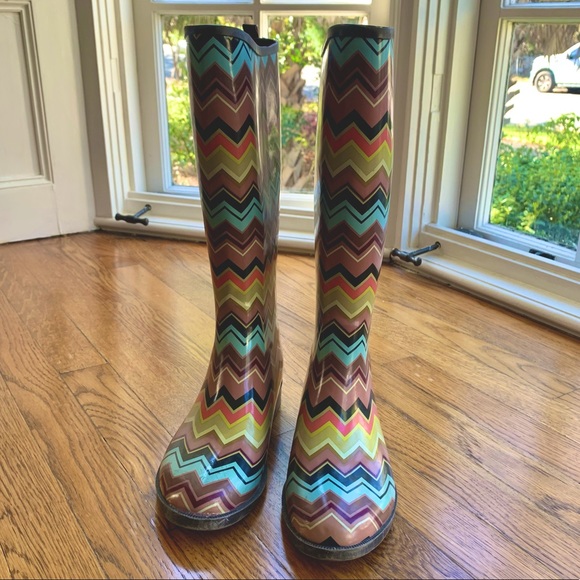 missoni rain boots